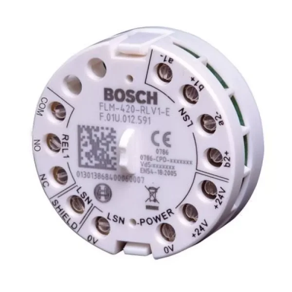 Accesoriu detectie incendiu Bosch FLM-420-RLV1-E Modul interfata 1 iesire releu