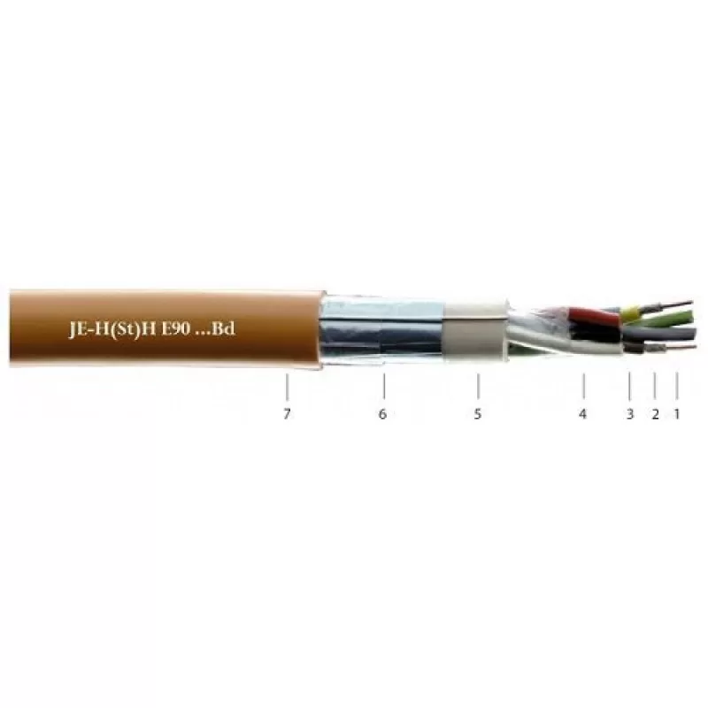 Accesoriu detectie incendiu Trio Global Kabel JE-H(St)H FE180 E90 4x2x0.8 Cablu Incendiu 4x2x0.8