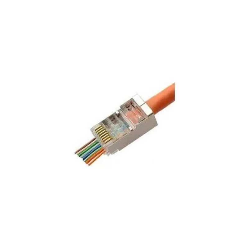 Accesoriu retelistica PXW MPUC5E-501FU/H/100 Mufa RJ45 ecranata FTP Cat5e cu gauri de trecere