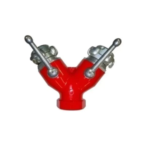 Accesoriu stingere incendiu Cofem Ramificatie 2xØ70 pentru utilizare normala [Coloana uscata]