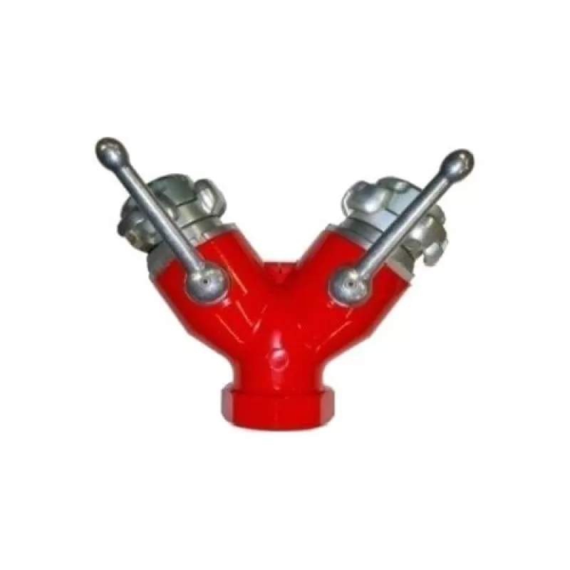 Accesoriu stingere incendiu Cofem Ramificatie 2xØ70 pentru utilizare normala [Coloana uscata]