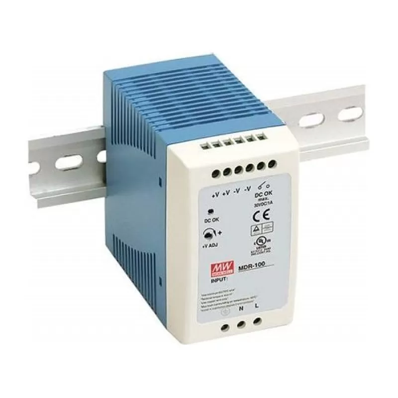 Accesoriu supraveghere Mean Well MDR-100-24 Sursa de alimentare 24V DC