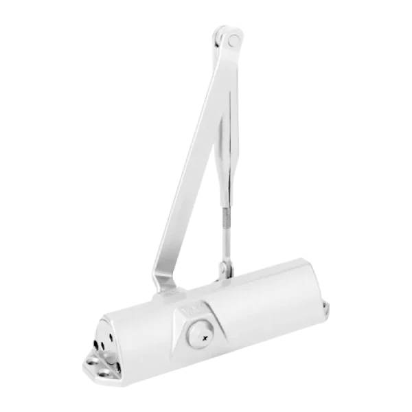 Amortizor hidraulic alb RAL9016 cu brat articulat - DORMA TS68-WHITE