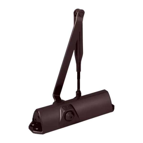 Amortizor hidraulic maro inchis cu brat articulat - DORMA TS68-BROWN