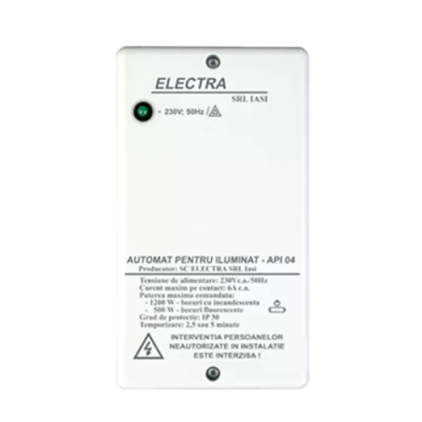 Automat pentru iluminat holurile sau scarile de bloc - ELECTRA API.11A