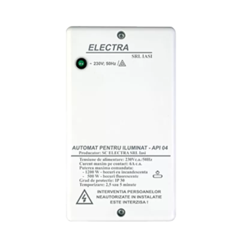Automat pentru iluminat holurile sau scarile de bloc - ELECTRA API.11A