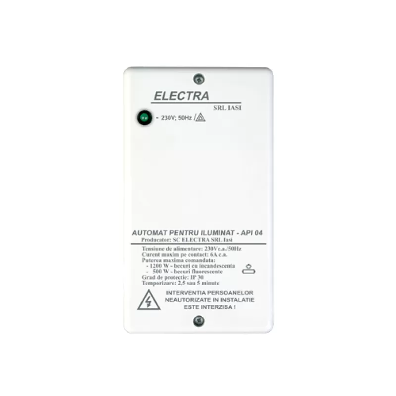 Automat pentru iluminat holurile sau scarile de bloc - ELECTRA API.11G