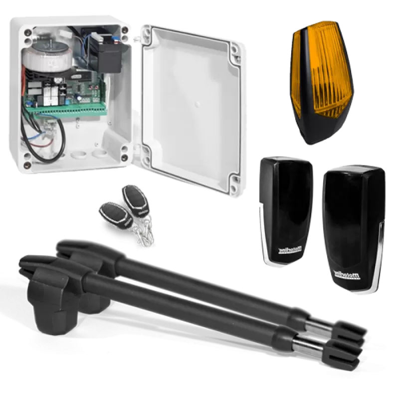 Automatizare poarta batanta 2x2.5m - MOTORLINE LINCE300-24V-KIT