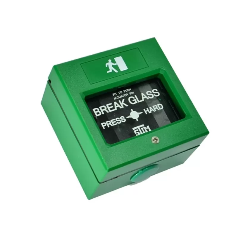 BUTON DE INCENDIU VERDE FARA CAPAC