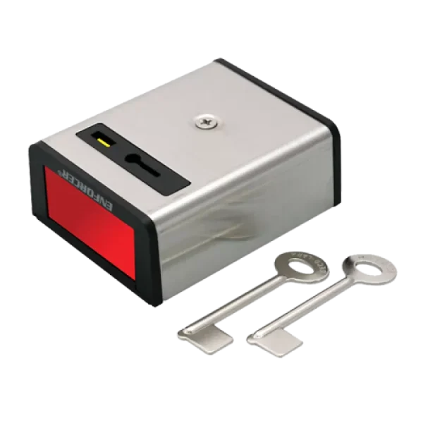 Buton de panica metalic cu retinere SS-077Q
