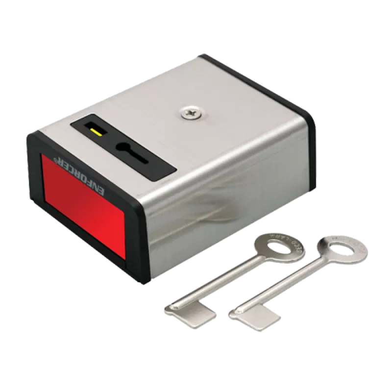 Buton de panica metalic cu retinere SS-077Q