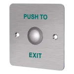 Buton iesire montaj ingropat, panou frontal Aluminiu - HIKVISION DS-K7P01 - imagine 3