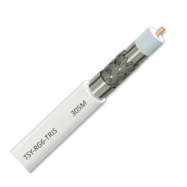 Cablu coaxial RG 6 TRISHIELD