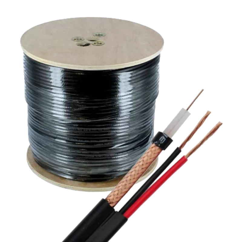 Cablu coaxial RG59 + alimentare 2x0.75