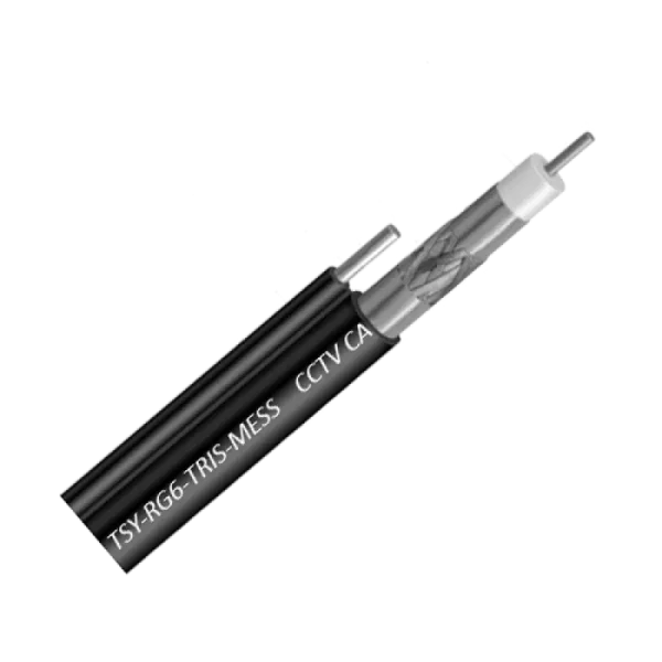 Cablu Coaxial RG6 TRISHIELD autoportant
