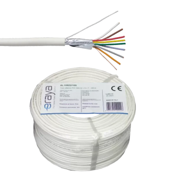 Cablu de alarma 8 fire ecranate