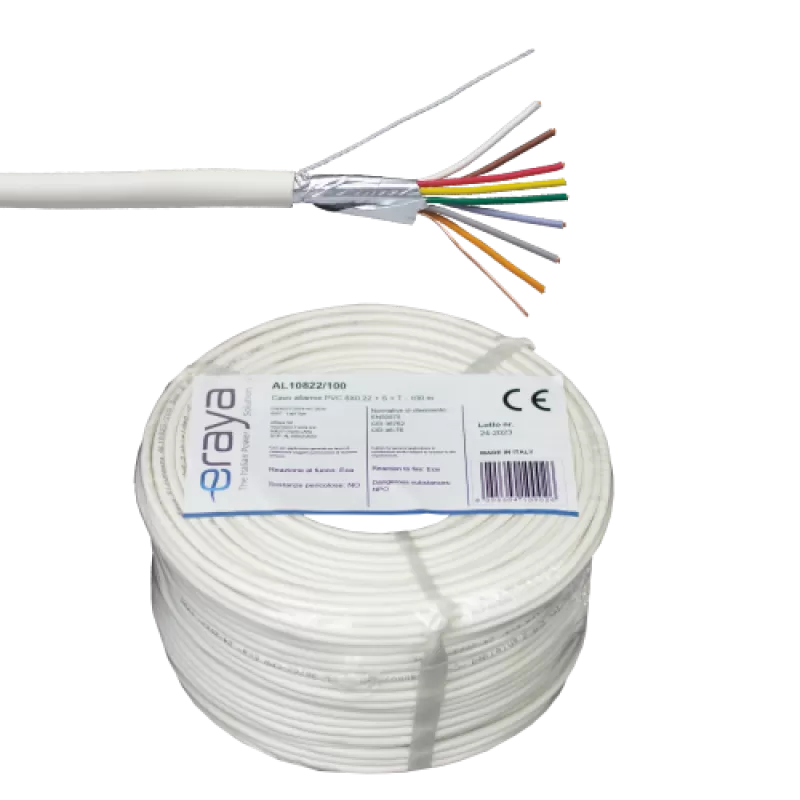 Cablu de alarma 8 fire ecranate