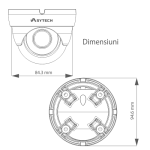 Camera IP 3.0MP, lentila 2.8mm - ASYTECH seria VT VT-IP18DF-3S - imagine 3