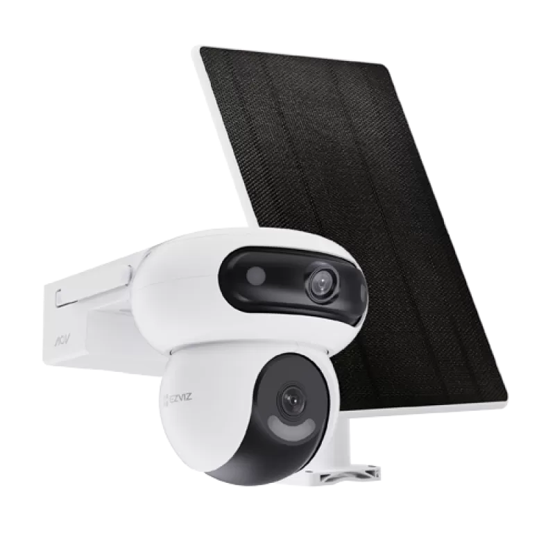Camera IP PT Dual-Lens 4MP + panou solar 8W