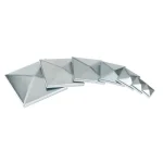 CAPAC PATRAT 80X80 GALVANIZAT
