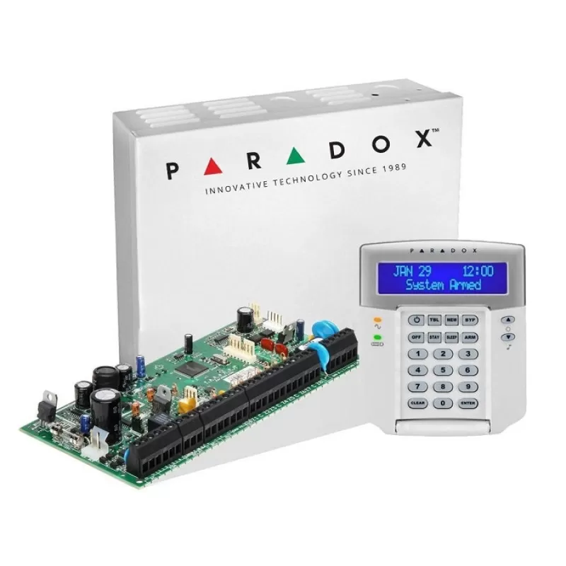 CENTRALA PARADOX SPECTRA + CUTIE SI TRAF + K32LCD
