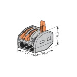 Conector derivatie 3 fire (10 buc.) W-413 - imagine 2