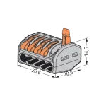 Conector derivatie 5 fire (10 buc.) W-415 - imagine 2