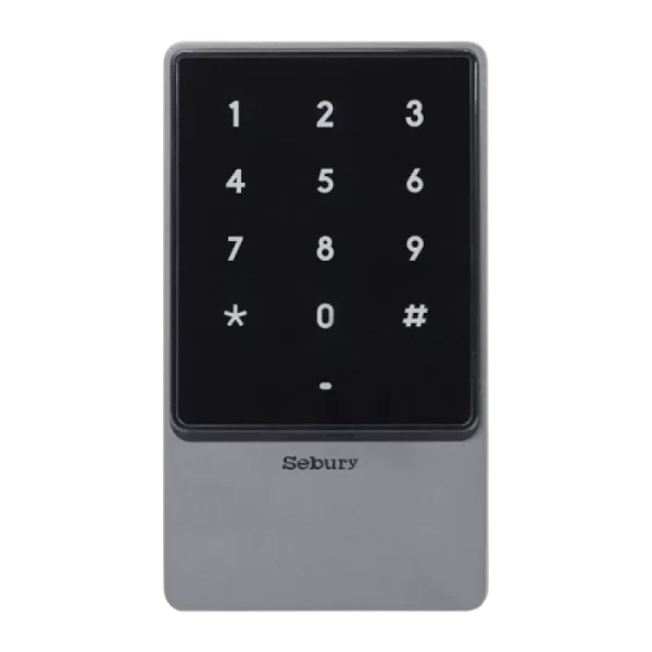 Controler stand-alone cu tastatura touch si cititor card EM 125kHz + Mifare 13.56MHz
