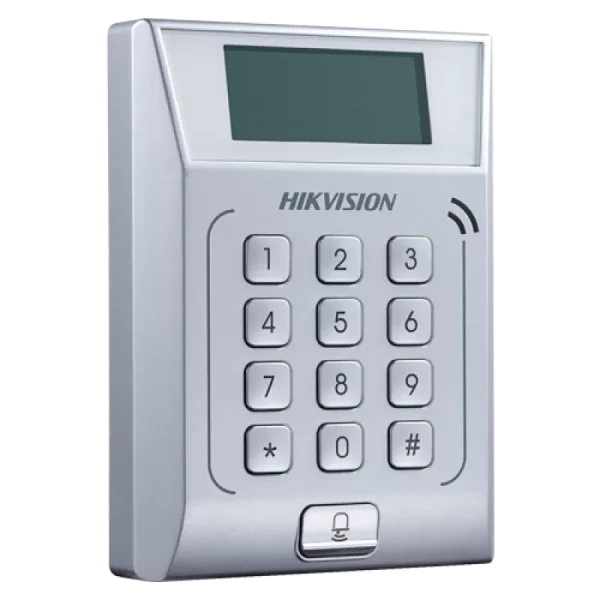 Controler stand-alone TCP/IP cu tastatura si cititor card  - HIKVISION DS-K1T802M