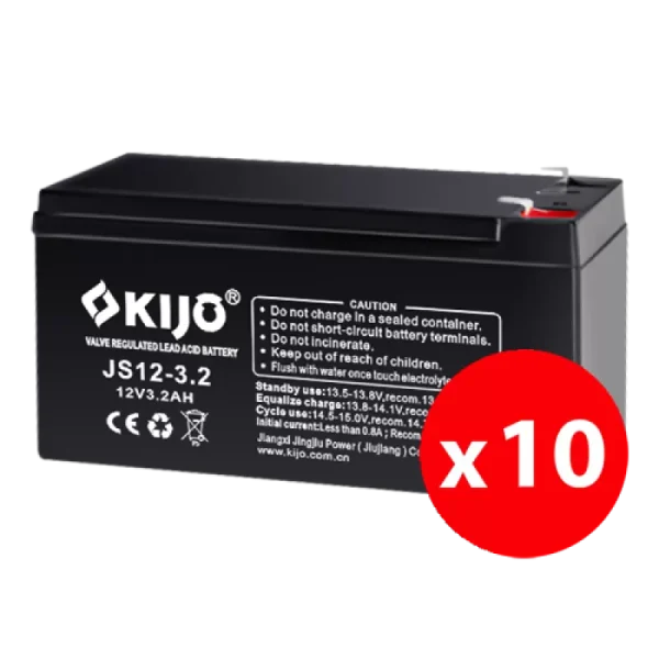 Cutie 10 acumulatori JS12-3.2 - KIJO JS12-3.2-BAX