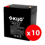 Cutie 10 acumulatori JS12-4.5 - KIJO JS12-4.5-BAX