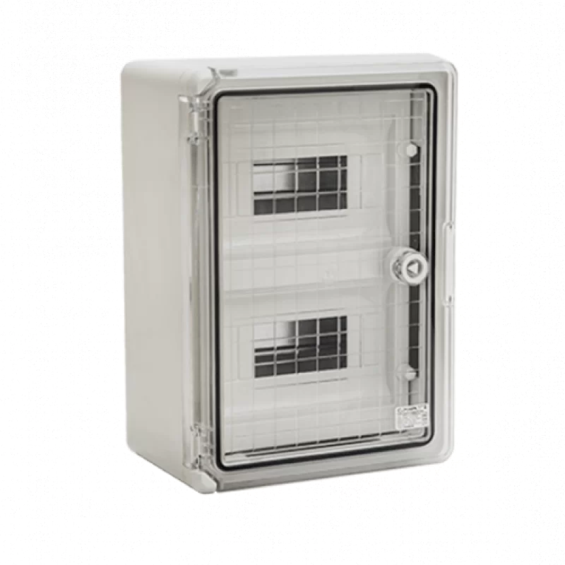 Cutie modulara IP65 din ABS gri