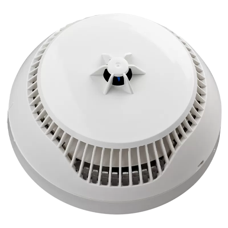 Detector adresabil combinat de fum si temperatura