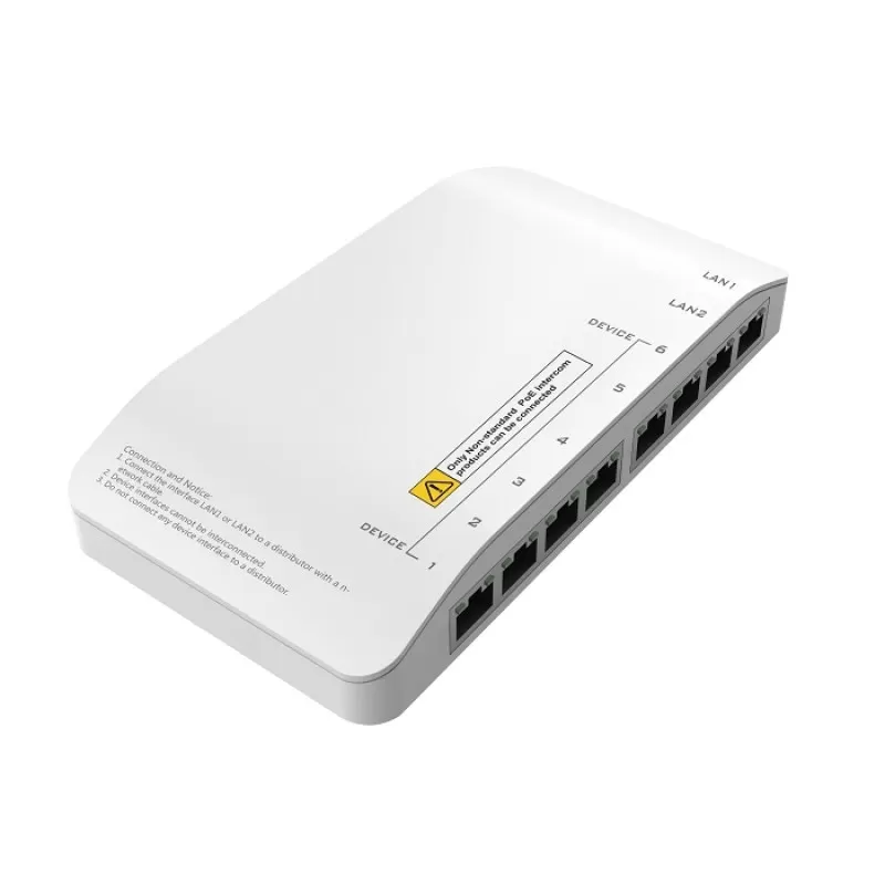 DISTRIBUITOR CU 8 PORTURI PENTRU VDP HIKVISION
