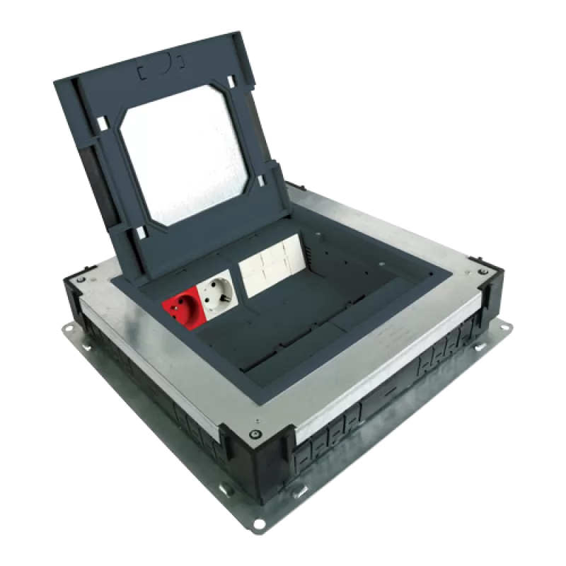 Doza de pardoseala in carcasa metalica - DLX UBS-890-10