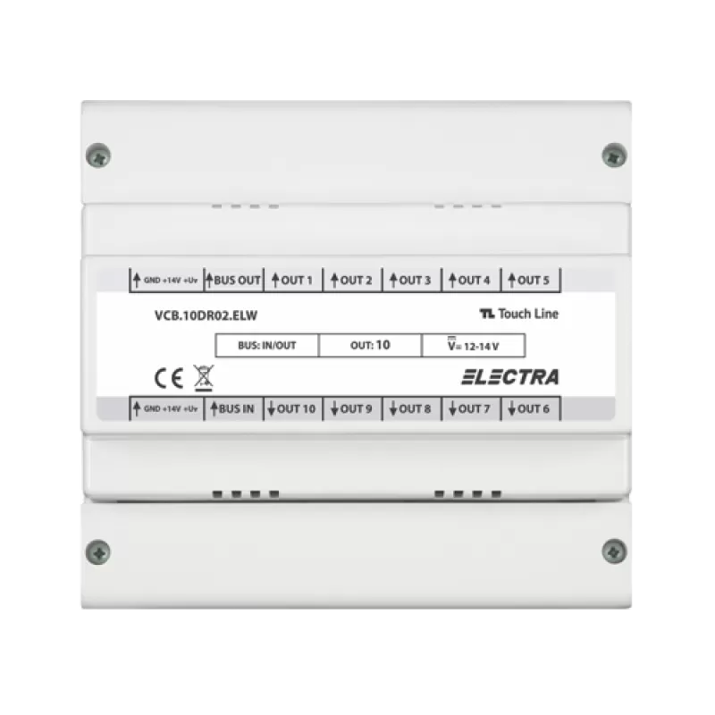 Doza derivatie video 10 iesiri REZIDENTIAL - ELECTRA VCB.10DR03.ELW0R