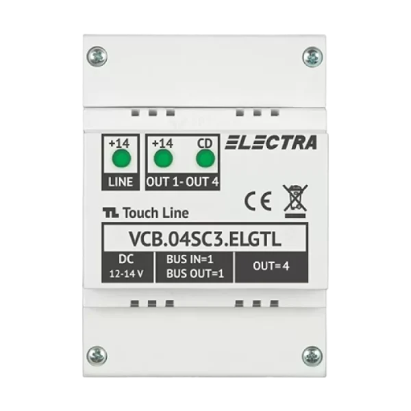 Doza derivatie video 4 iesiri - ELECTRA VCB.04SC3.ELGTL