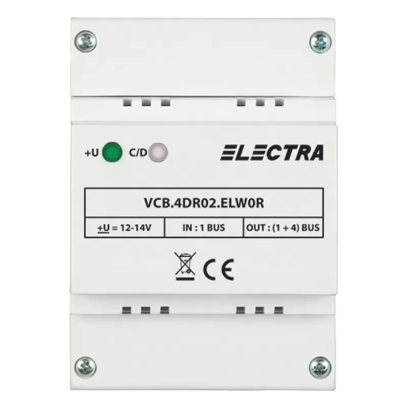 Doza derivatie video 4 iesiri REZIDENTIAL - ELECTRA VCB.4DR02.ELW0R