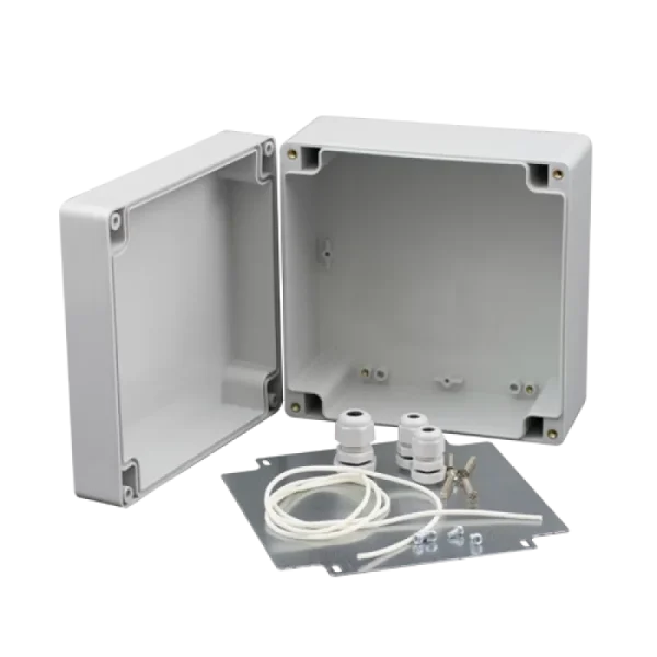 Doza exterior cu placa metalica montaj echipamente AWO603