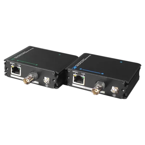 Extender date+PoE (EPOC) pe cablu Coaxial/UTP