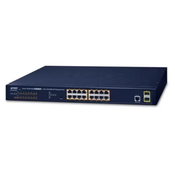 (G:6L) SWITCH 16-PORT 10/100/1000T POE + 2-PORT
