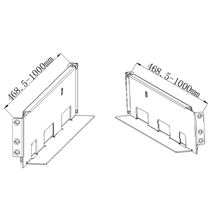 Glisiera pentru rack UPS din seria R - HIKVISION Glisiera-UPS-R