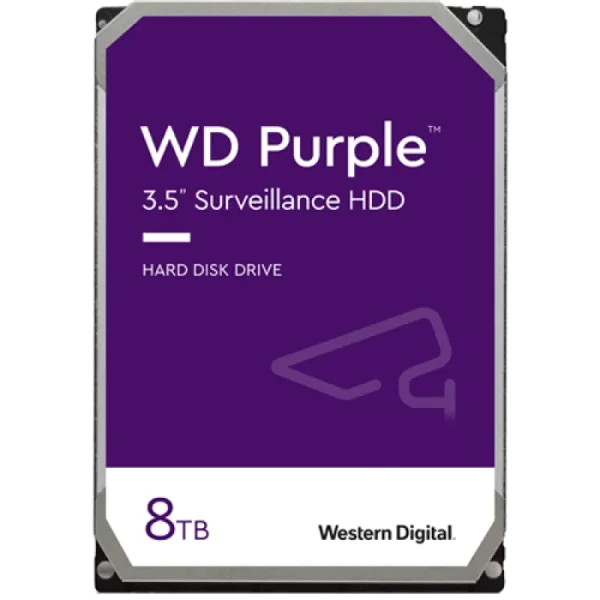 Hard disk 8TB - Western Digital PURPLE WD80PURX