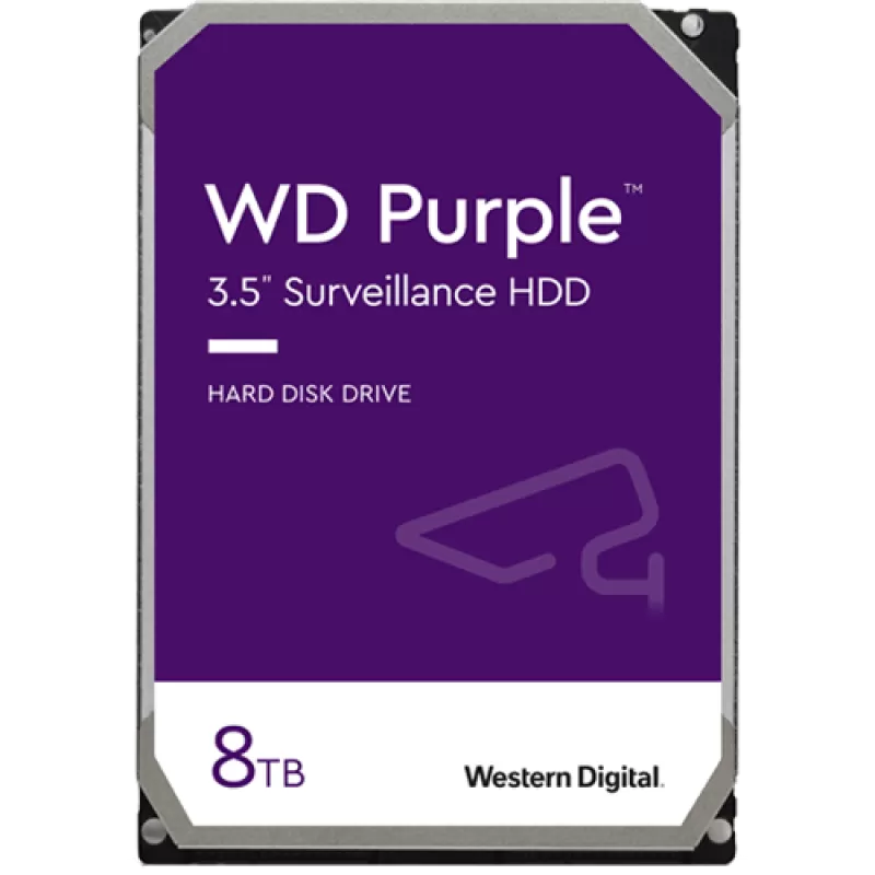 Hard disk 8TB - Western Digital PURPLE WD80PURX