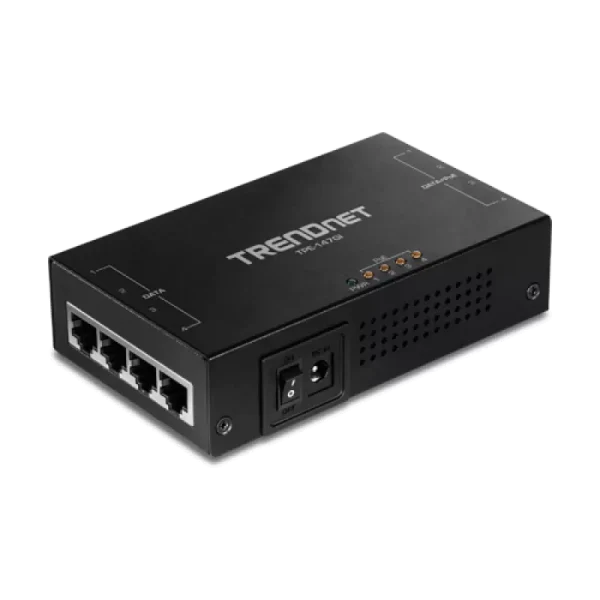 Injector Gigabit 4 x PoE+