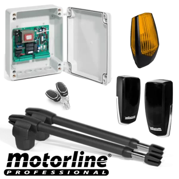 Kit automatizare poarta batanta 2x4m -MOTORLINE LINCE600-KIT