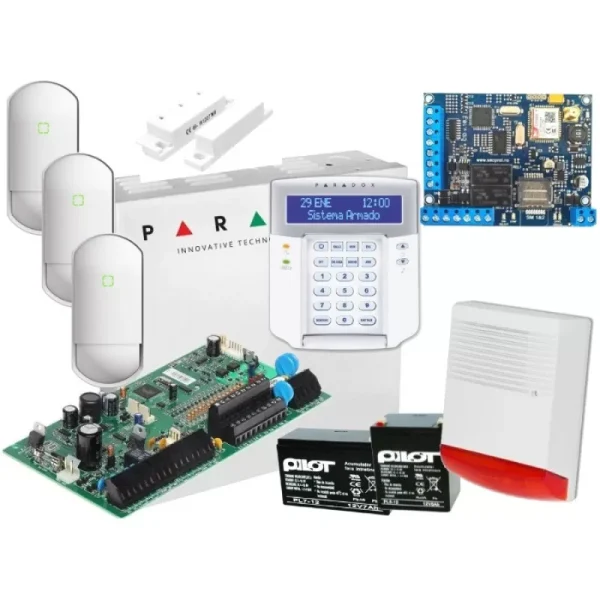 KIT CENTRALA PARADOX + COMUNICATOR CID