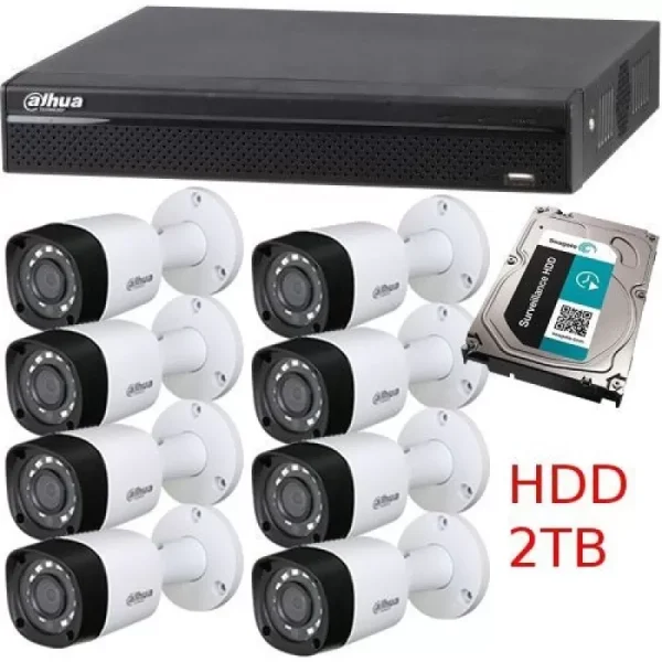 Kit supraveghere Dahua XVR5108HS-S2