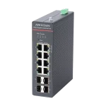 Kit Switch 8 x RJ45 Gigabit PoE 802.3af/at/bt