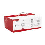 Kit videointerfon analogic 7inch, camera 2MP, conectare 2 fire - HIKVISION DS-KIS101-P(S) - imagine 4